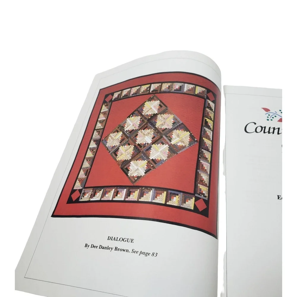 50 Country Quilting Projects Hardcover Book Step-by-Step Patterns